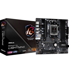 Asrock B650M PG Lightning AMD B650 Zócalo AM5 micro ATX Asrock B650M PG Lightning AMD B650 Zócalo AM5 micro ATX