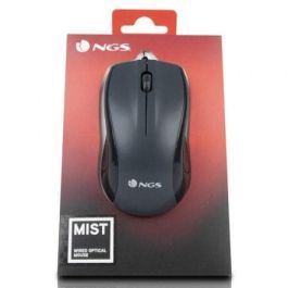 Ngs Wired Mist Ratón Óptico con Cable USB 1000 DPI Ambidiestro 3 Botones Negro Ngs Wired Mist Ratón Óptico con Cable USB 1000 DPI Ambidiestro 3 Botones Negro