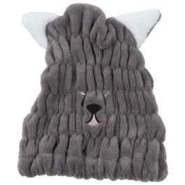 Cosmetic Club Gorro Secar Cabello Microfibra Superabsorbente Talla Única 30x25 cm Modelos Surtidos Gato Conejo