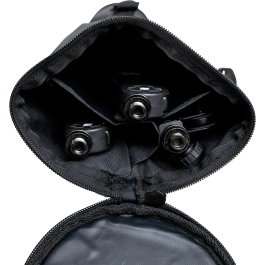 SBG Funda de Nylon para 5 Micrófonos y 3 Pies de Micrófono con Compartimentos Interiores, Dimensiones 112x25x20 cm