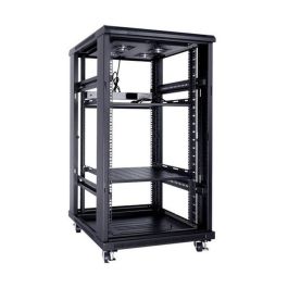 MicroConnect Armario rack 19" 22HU Negro 600mm Ancho 800mm Fondo - Para Redes de Voz y Datos