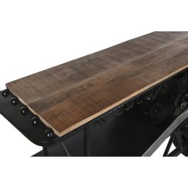 Consola Home ESPRIT Marrón Negro Madera Metal 191 x 58 x 96 cm