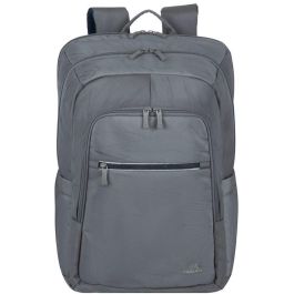 Rivacase Alpendorf 7569 Mochila urbana para portátil 17.3" gris de poliéster reciclado, resistente al agua