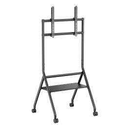 AISENS - SOPORTE DE SUELO ECO CON RUEDA, 1 BANDEJA PARA PANTALLA INTERACTIVA/TV 80KG DE 37-86, NEGRO Precio: 87.5000005. SKU: B1EFJF9JMS