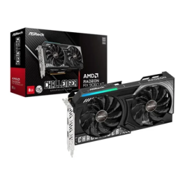 ASRock 90-GA5TZZ-00UANF Tarjeta Gráfica AMD Radeon RX 9060 XT Challenger OC 8GB GDDR6 PCIe 5.0 2xHDMI 2xDP Doble Ventilador