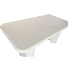 Mesa de Comedor Home ESPRIT Blanco Resina Madera MDF 180 x 90 x 76 cm