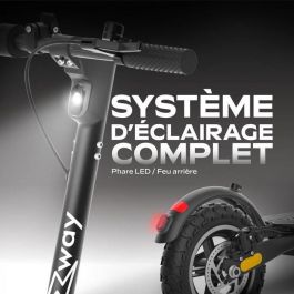 EZWAY EX100 Patinete eléctrico 450W, ruedas de 10 pulgadas, 25 km autonomía