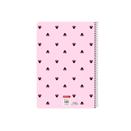 Carpeta de anillas Minnie Mouse Naive Rosa A4 21.5 x 31 x 1 cm
