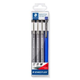 Set de Rotuladores Staedtler Negro (10 Unidades)