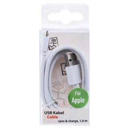2GO Cable USB Lightning a USB B 1m Blanco - Compatible iPhone, iPad - Ref. 795781
