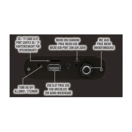 Lexibook Altavoz Bluetooth Portátil Harry Potter con Luces y Micrófono