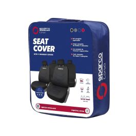 Fundas para Asientos de Coche Sparco Corsa Negro/Azul