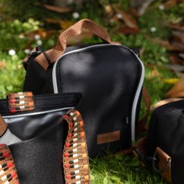 Quid Bolsa Portamenú Dynamic 20x13x20 cm Textil con Asa Bandolera y Interior Aislante