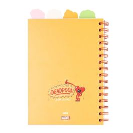 ERIK Cuaderno A5 Deadpool Marvel Tapa Blanda 80 Hojas Bullet Interior con Separadores Personalizados