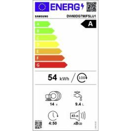 Lavavajillas Samsung DW60DG790FSLU1 Acero 60 cm Lavavajillas Samsung DW60DG790FSLU1 Acero 60 cm