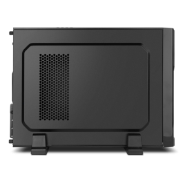 NOX Caja Sobremesa Slim LITE070 Micro-ATX con Fuente 500W, 2x USB 3.0 Negra