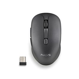 Ngs Evo Rust Ratón Inalámbrico 2.4 GHz Óptico Silencioso Recargable 800-1600 Dpi 5 Botones USB Negro