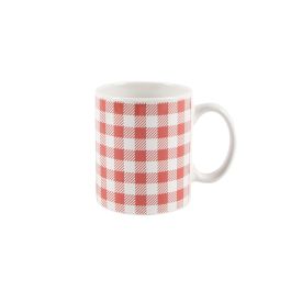 Versa Mug Vichy Rouge, Gres, 8x9.5x12 cm (6 Unidades) Precio: 19.49999942. SKU: B13A7N2BB3