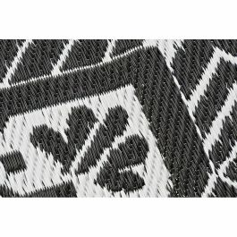 Alfombra DKD Home Decor Blanco Negro 180 x 1 x 120 cm (2 Unidades) Alfombra DKD Home Decor Blanco Negro 180 x 1 x 120 cm (2 Unidades)