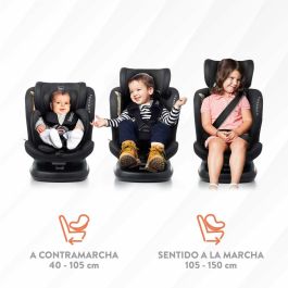 Babyauto Silla de Coche RODIA BAB8435593703359 Grupo 0/1/2/3 I-Size Plus 40-150 cm Isofix Giratoria Reclinable Reductor Negro