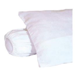 Funda de almohada polar 100% algodón cepillado 60x60 cm blanco