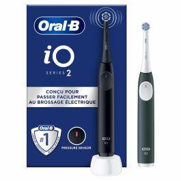 Cepillo de Dientes Eléctrico Oral-B IO2 DUO Negro Verde (2 Unidades)