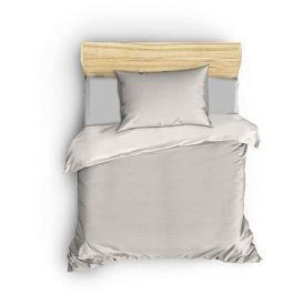 Juego de Cama ASI8683342999304 - 1 Funda Nórdica 220x240 cm + 2 Fundas Almohada 60x60 cm - Algodón/Poliéster Crema