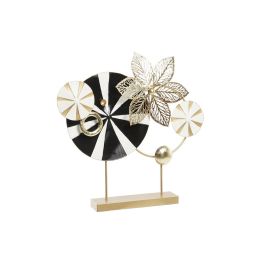 DKD Home Decor Decoración de Pared Moderna Metálica Negro y Dorado 62 x 61.6 x 9 cm Precio: 42.50000007. SKU: S3039309