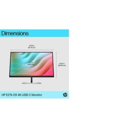HP E27k G5 4K USB-C Monitor HP E27k G5 4K USB-C Monitor