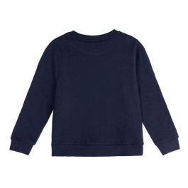 Cerdá Sudadera Sonic Cotton Brushed para Niño 6 Años - Azul Oscuro