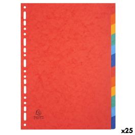 Separadores Exacompta A4 Multicolor (25 Unidades) (12 Unidades)