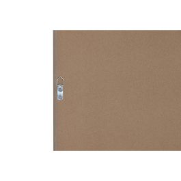 DKD Home Decor Cuadro Natural Blanco Cristal y PS Hojas 53 x 3 x 63 cm (2 Unidades)