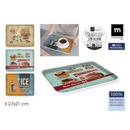 Bandeja Melamina 27x21 cm 3 surtidos retro La Mediterran - Inde (18 Unidades) Precio: 48.50000045. SKU: B17YSJJ8Y2