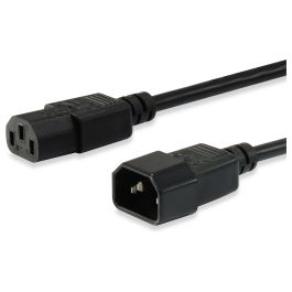 EQUIP 112101 Cable de Alimentación IEC C14 a IEC C13 Macho/Macho 3m Negro H05VV-F3G 250V 10A Precio: 24.50000014. SKU: B1HWTLG9CN