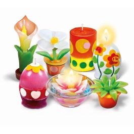 Clementoni Creador de talentos - Taller de Velas Hazlo Tú Mismo con 2 Tipos de Cera, Moldes y Accesorios Decorativos - Para Niños +7 Años