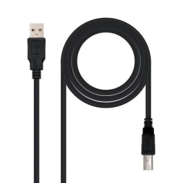 Nano Cable 10.01.0105-BK Cable USB 2.0 Impresora Tipo-B Macho - USB Macho Negro 4.5m