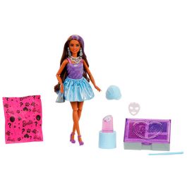 Muñeca Barbie Party Unboxed Grwm Morada Jfy66 Mattel