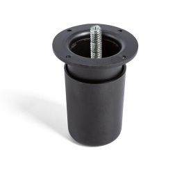 Indaux Pata Niveladora Sandy M8, Altura Ajustable 65-100mm, Acabado Negro