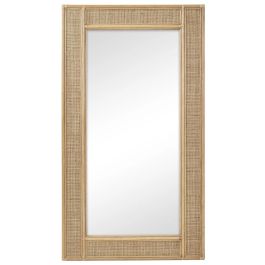 DKD Home Decor Espejo de Ratán Tropical Marrón Claro 180x100 cm - Montaje Vertical u Horizontal, Colección Suipt, Acabado Natural Precio: 253.49999972. SKU: B16JZ6D4GN