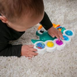 BABY EINSTEIN Ocean Explorers Neptune's Busy Bubbles juguete de actividad sensorial, luces y música interactivas, 3 meses