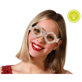 Gafas Redondas Carnaval Luz Transparente Mujer Adulto para Fiestas y Disfraces Precio: 0.95000004. SKU: B18NGJ9D3J