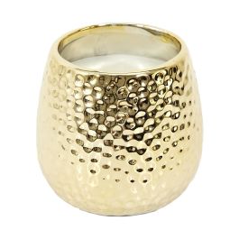 Home Deco Factory Vela Martilleada Dorada Lounge perfumada almizcle 9 cm Precio: 6.69000046. SKU: B1BFD6Q53G