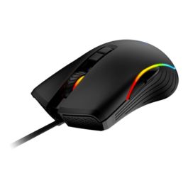 MSI Forge GM300 Ratón Gaming Óptico 7200 DPI RGB, Diseño Simétrico, Negro