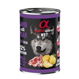 Alpha Spirit Alimento Húmedo para Perros Adultos con Cordero y Pera Lata 6x400 gr Precio: 12.8900002. SKU: B18WXE9MYS