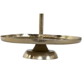 DKD Home Decor Frutero Moderno de Aluminio Dorado Expositor 5 Estantes 65x148x65 cm