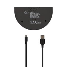 Cargador Inalámbrico para Smartphones Qi KSIX Negro Cargador Inalámbrico para Smartphones Qi KSIX Negro