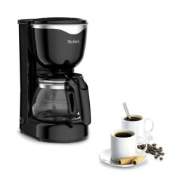 TEFAL CM340811 Cafetera de 6 tazas negro / acero inoxidable TEFAL CM340811 Cafetera de 6 tazas negro / acero inoxidable