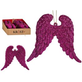 Adorno Árbol Navidad Ala Doble Fucsia Krist+ 11x9.5x2 cm (48 Unidades) Precio: 48.50000045. SKU: B1JV3W2T33