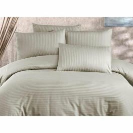 Juego de Cama ASI8683342999366 - 1 Funda Nórdica 220x240 cm + 2 Fundas de Almohada 60x60 cm - 80% Algodón, 20% Poliéster - Capuchino