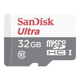 SanDisk Tarjeta Memoria MicroSDHC UHS-I Ultra 32 GB Clase 10 con Adaptador SD y Velocidad de Lectura hasta 100 MB/s Precio: 10.58999986. SKU: B15LR89DXY